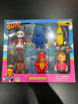 Stumble Guys 6-Pack Mini Action Figures Series 1 Set w/ Mythic Inferno Dragon