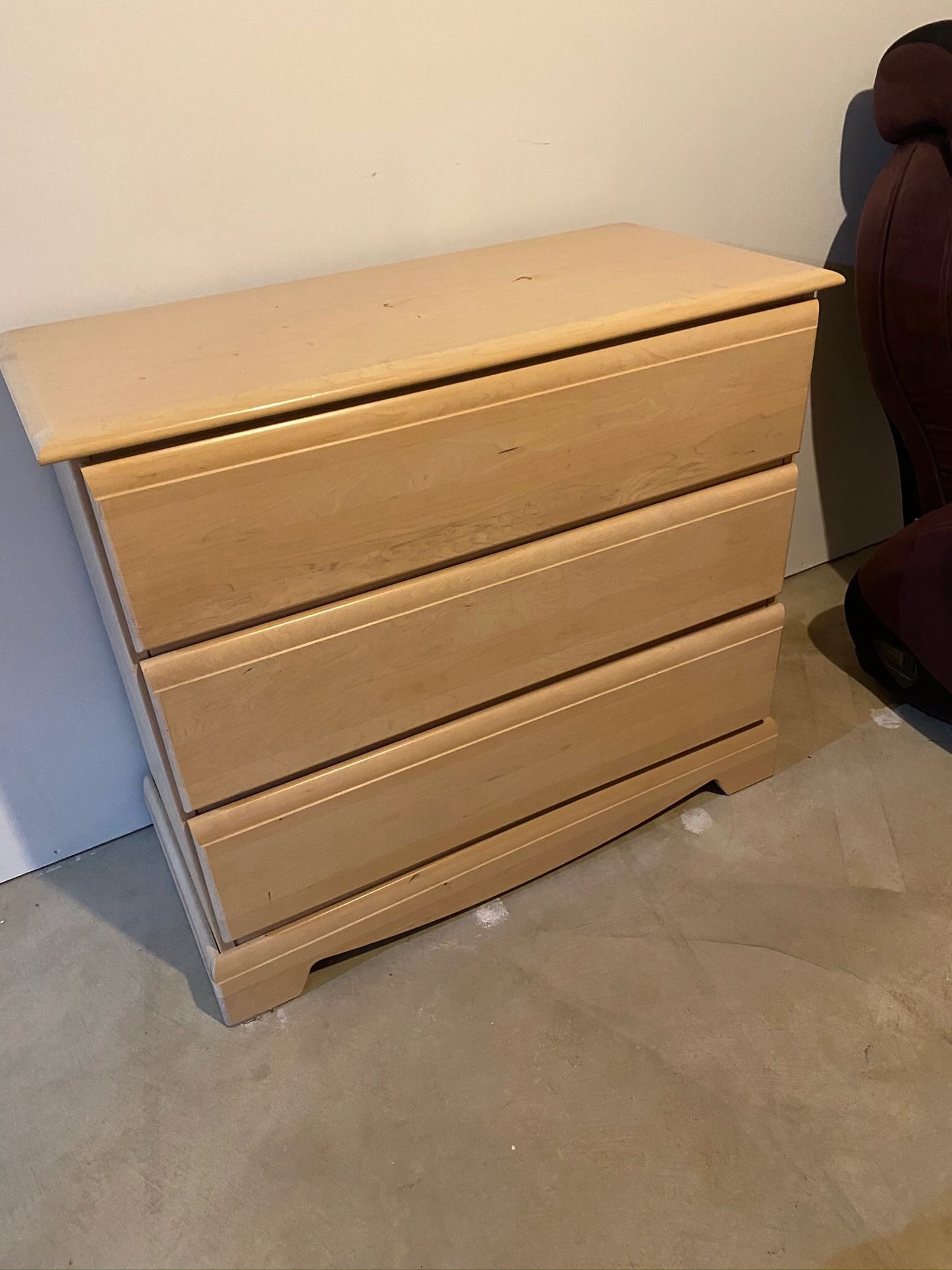 Solid Maple Dresser