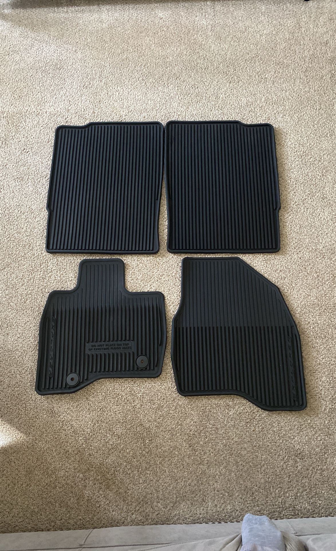 2016 Explorer Oem Mats