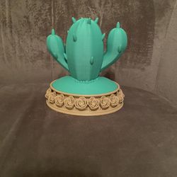 3D Printed Cactus Jewelry Holder