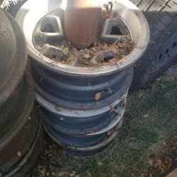 Chevy Nova 15inch Rims With Rings 350