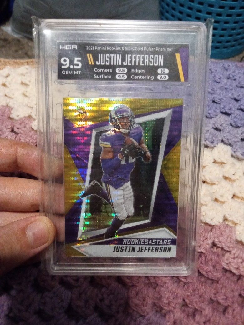 2021 Panini Rookies And Stars Justin Jefferson Gold