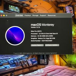 iMac Pro 2017 5k 27" 3.2Ghz 8-Core 32GB Memory