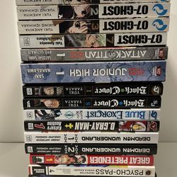 Misc. Manga Lot - 15 Volumes 