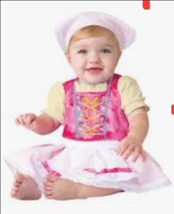 Infant girl Bavarian Halloween costume Size 12/18 months