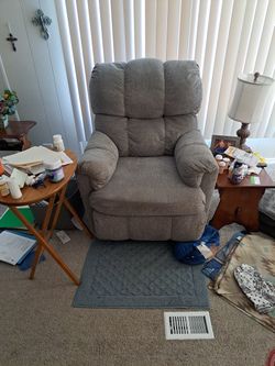 Gray Recliner 
