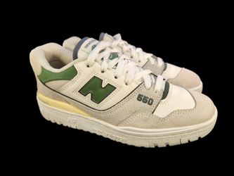 NEW BALANCE AIME LEON DORE X 550 BBW550SG GREEN WHITE GRAY WOMEN SNEAKERS 7/5.5