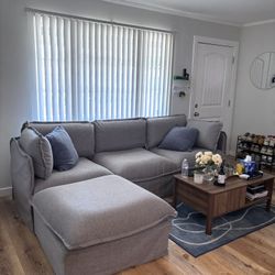 ANABEI Modular Washable 3-Seater Sectional Couch