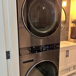 LG Stacked Washer, Dryer Tower Electric