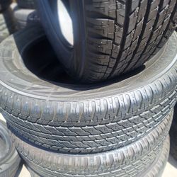 245/60/20/ YOKOHAMA $300.  SEMI NEW FOUR TIRES