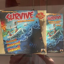 Survive Escape From Atlantis Board Game With Expansion