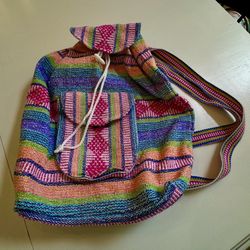 Handcrafted artisan backpack