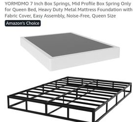 YORMDMO 7 Inch Queen Box Spring