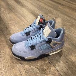 UNIVERSITY BLUE JORDAN 4 *Lightly Used* 100% AUTHENTIC 