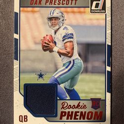 Dak Prescott Rookie Jersey Card