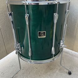 Yamaha stage custom 16” floor tom drum forest green. Cymbal