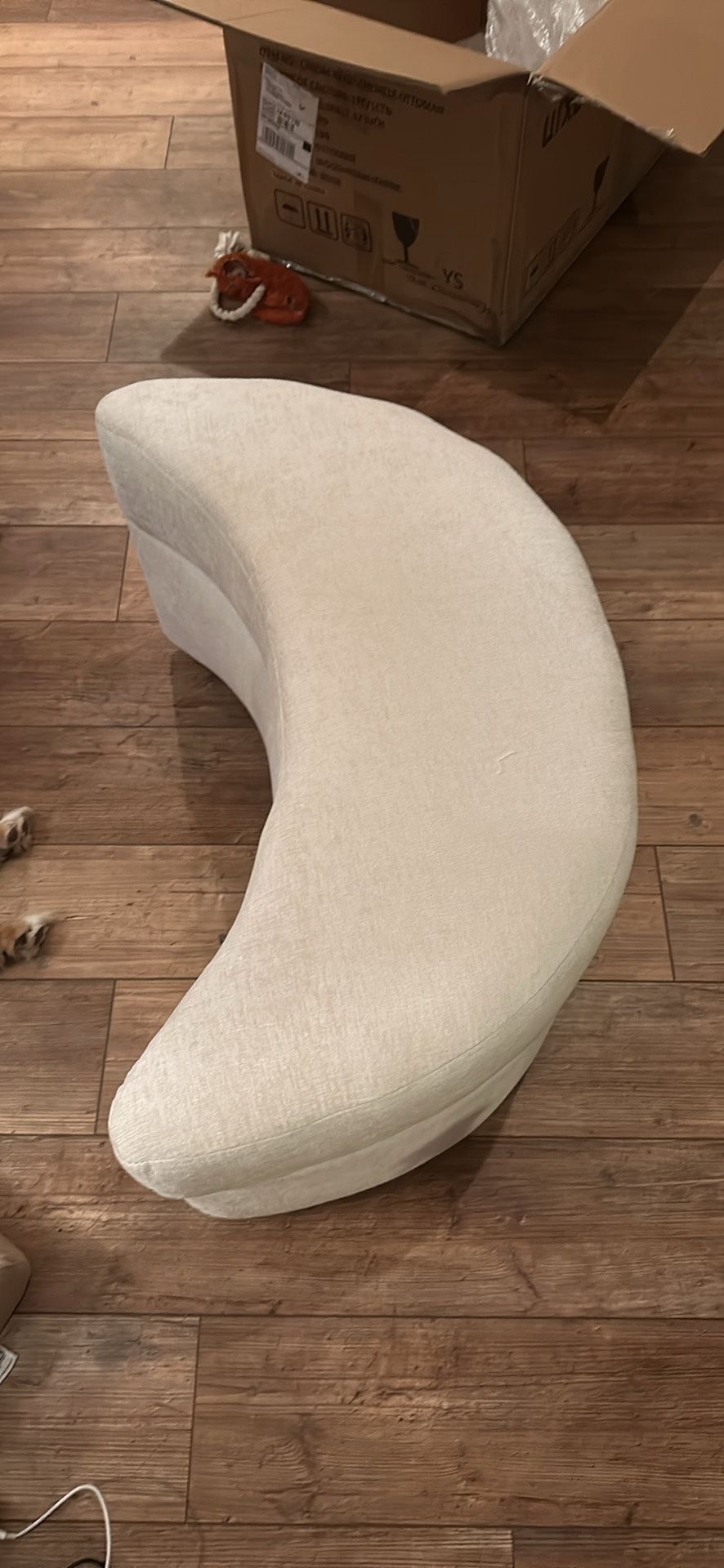 Crescent Shaped Ottoman