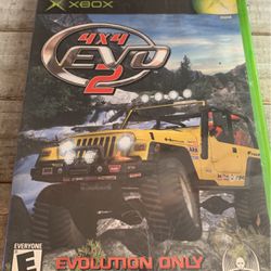 4x4 Evo 2 Xbox One Game W/manual 