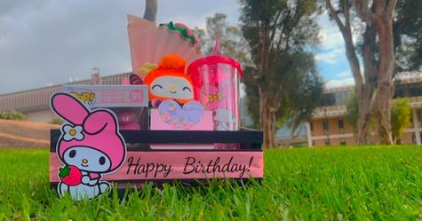 My Melody Themed Small Boo Basket