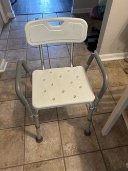 Shower Chair - Guardian Shower Chair/ Shower bench with Backrest + Armrests