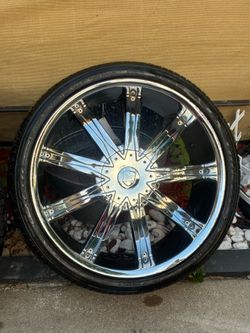22in Chrome Rim Set