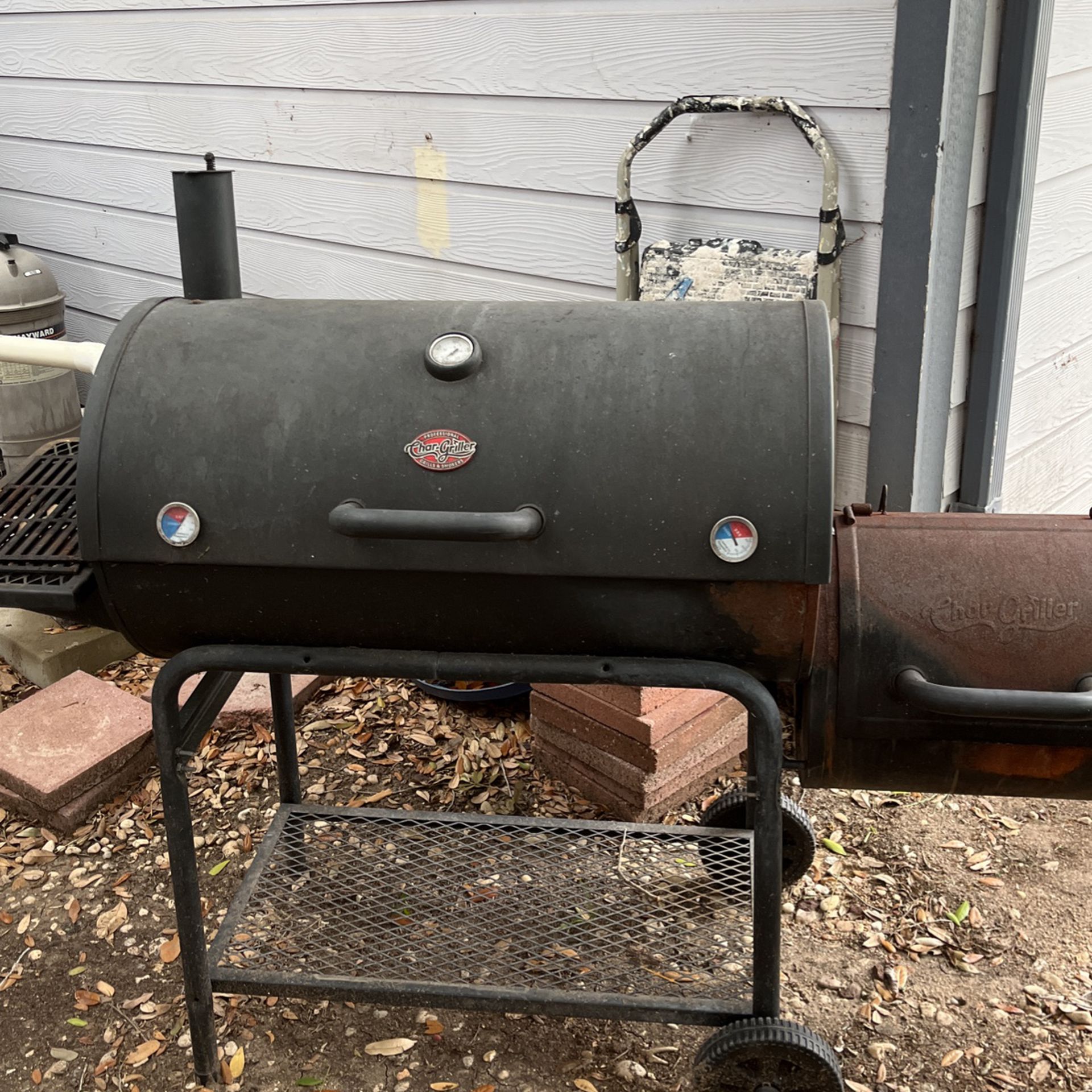 Chargrill Off Set Smoker And BBQ Grill
