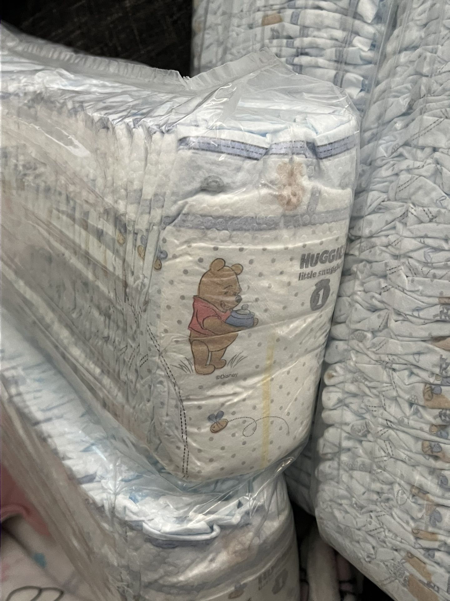 2 Pack Huggies Diapers Size 1