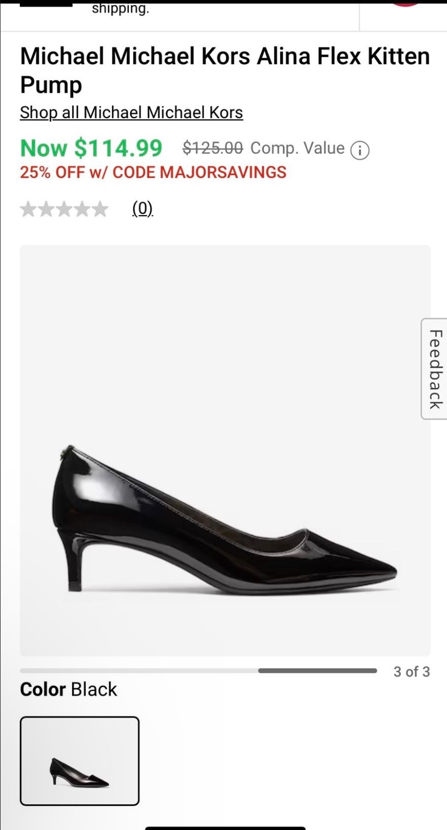 Michael Kors Kitten Pumps