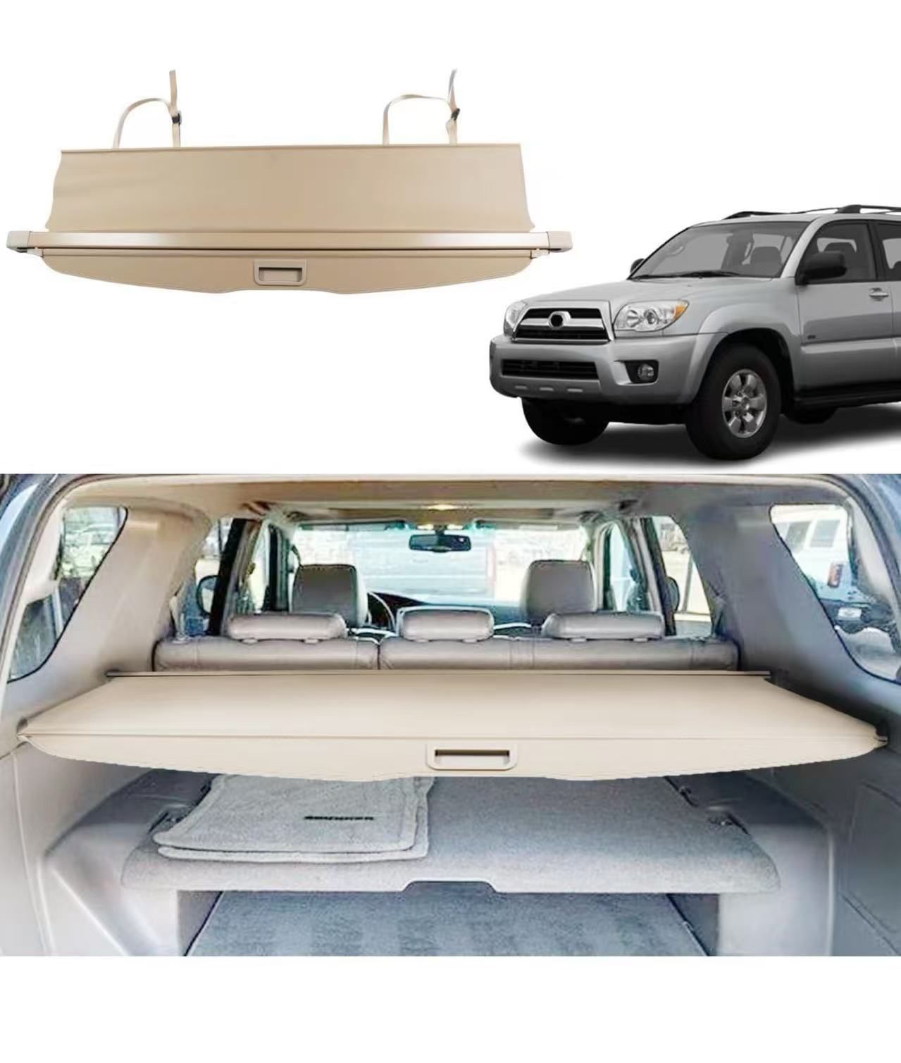 Trunk Cargo Cover for Toyota 4Runner 2003 2004 2005-2009