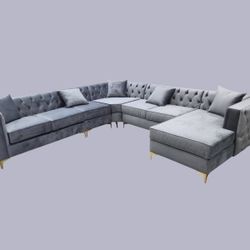 Brand NEW  U SECTIONAL SOFAS COUCHES CHAISE 