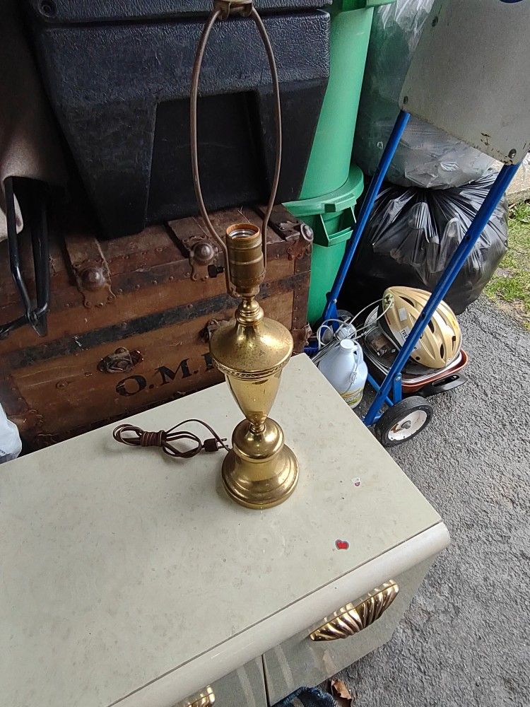 .Smaller Brass Lamp