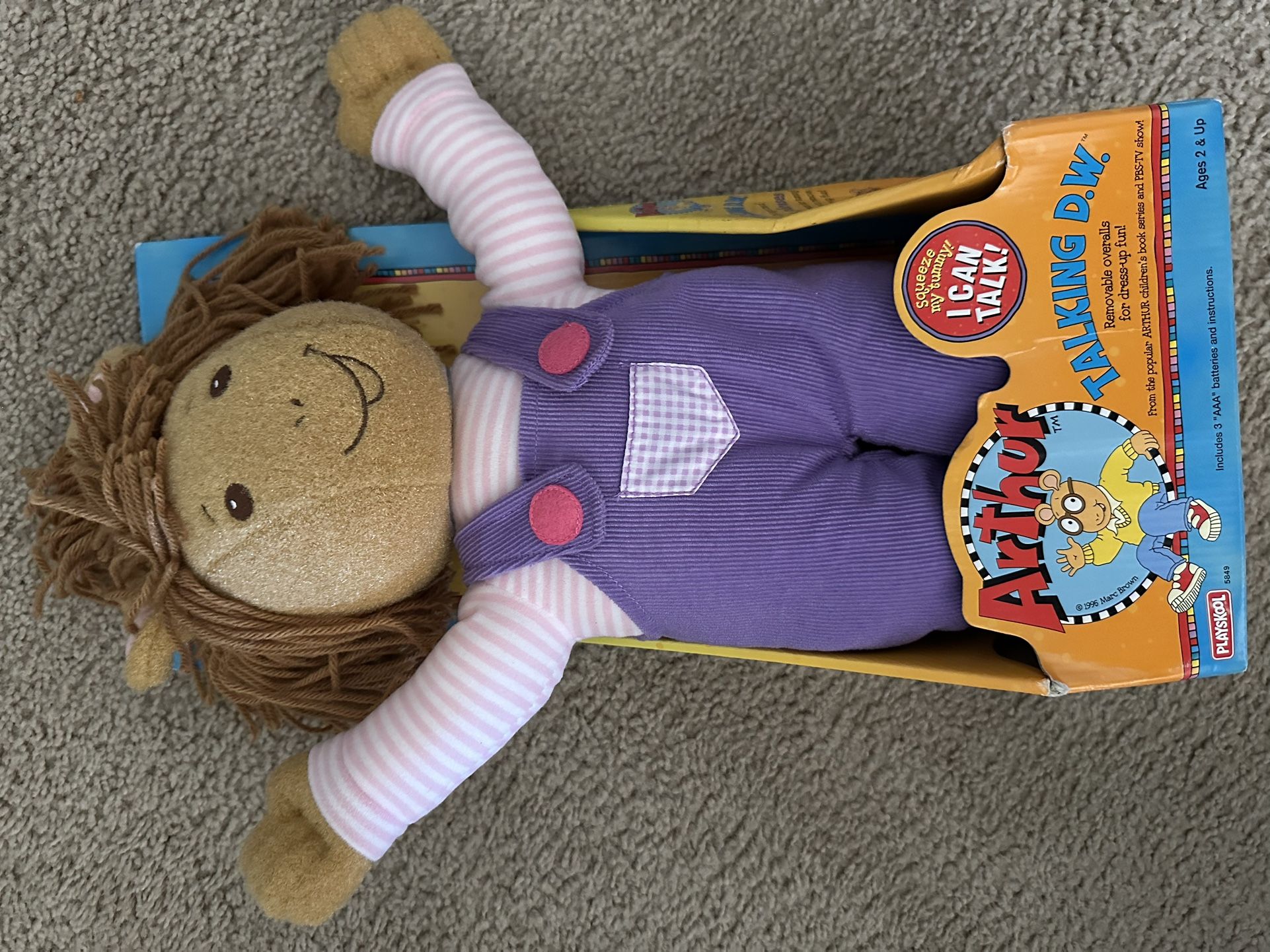 DW Talking Doll Plush From Arthur
