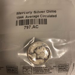 1944 Mercury Silver Dime