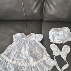 Baby Girl 3 Pc Dress 0-3