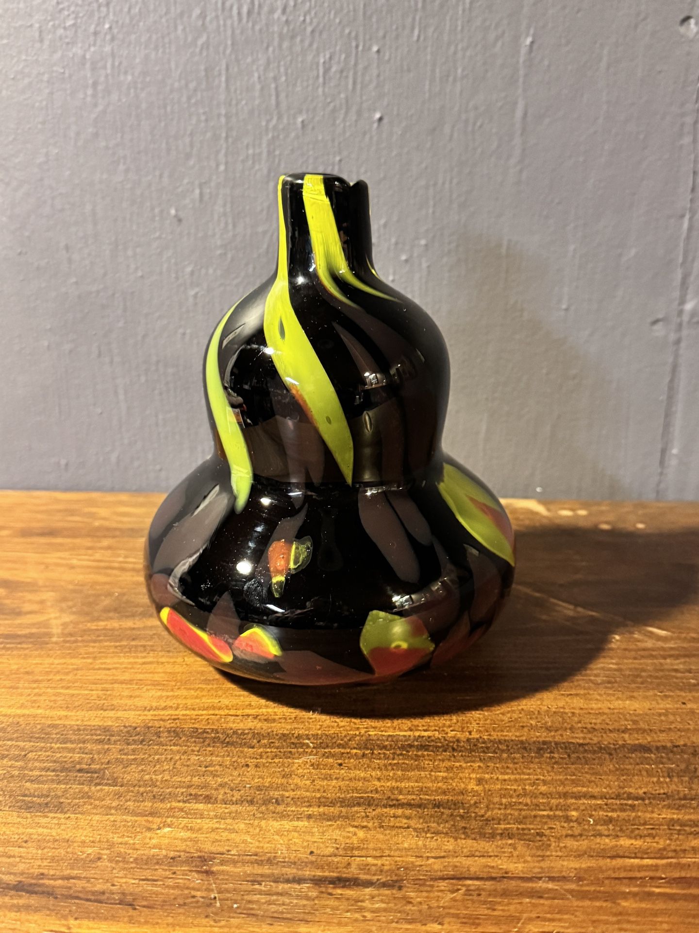 Vintage Murano “Tutti Frutti" Gourd Vase. 