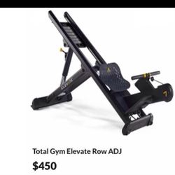 Total Gym Elevated Row Machine 