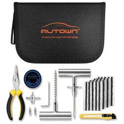 Tire Repair Kit 31 PCS – Fix Flat Tires Fast 🚗🔧