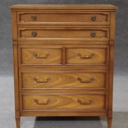 Triune By Drexel Vintage 5 Drawer Tall Dresser  47x38x20