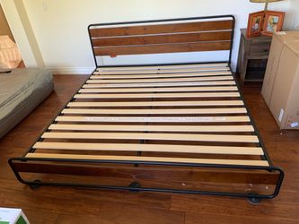 King bed platform frame