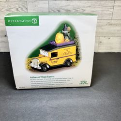 Department 56 Halloween Heritage Village Collection Express Truck & Witch Access