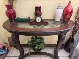 Wood Entry table