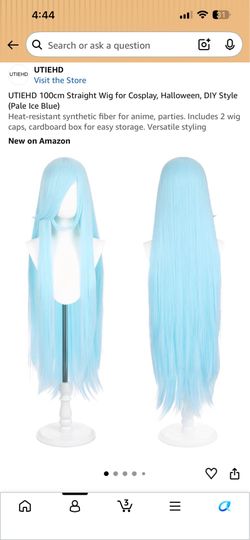100cm Straight Synthetic Wig