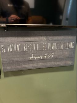 Christian bible verse wall art - wooden