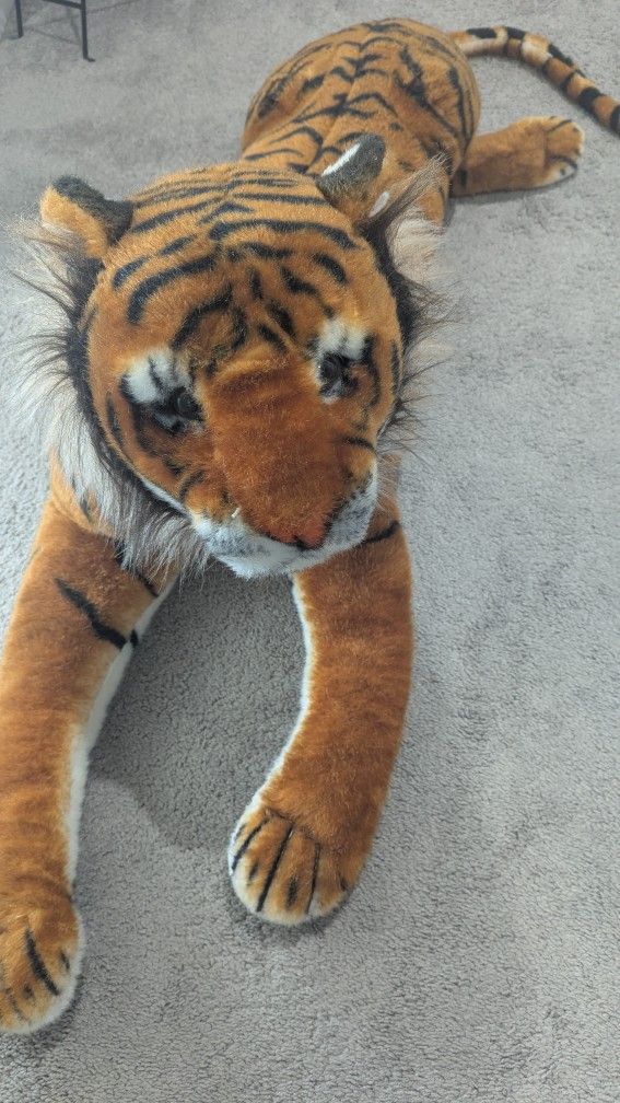 Melissa & Doug Giant Tiger - Lifelike Stuffed Animal