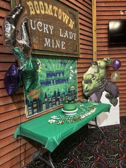 Hulk Birthday Standing Prop