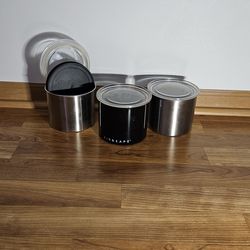 Airscape Airtight Coffee Canisters (Set of 3) – Stainless Steel