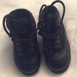 Black Timberland Boots-size 8 Toddler Boy 