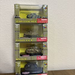New Toys Millennium 1/144 Tank Models Lot Of 3Classic Armor