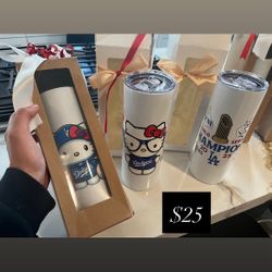 Custom Dodgers Tumblers – Gift Ready 🎁 