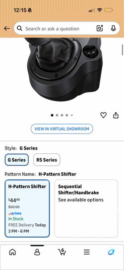 Logitech racing wheel and pedals, stand and gear shifter bundle